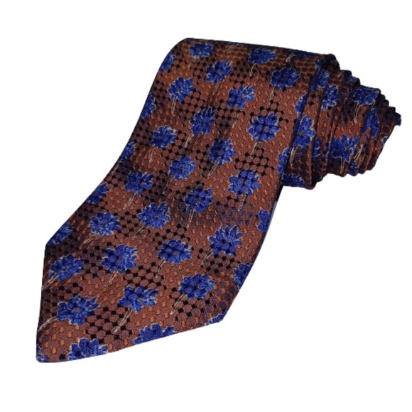 Ermenegildo Zegna Other - Ermengegildo Zegna 100% Silk Flower and Waffle design, Men's Tie, size 3.75"